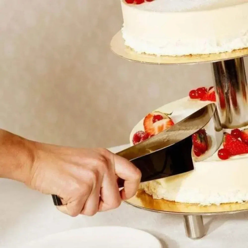 Fatiador de Bolos e Tortas Premium em Inox - EZ
