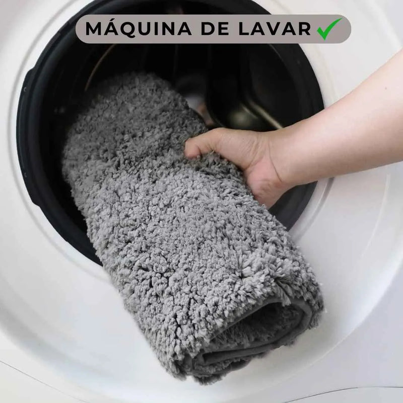 Tapete Banheiro e Quarto Microfibra Ultra Macio - Tazzi